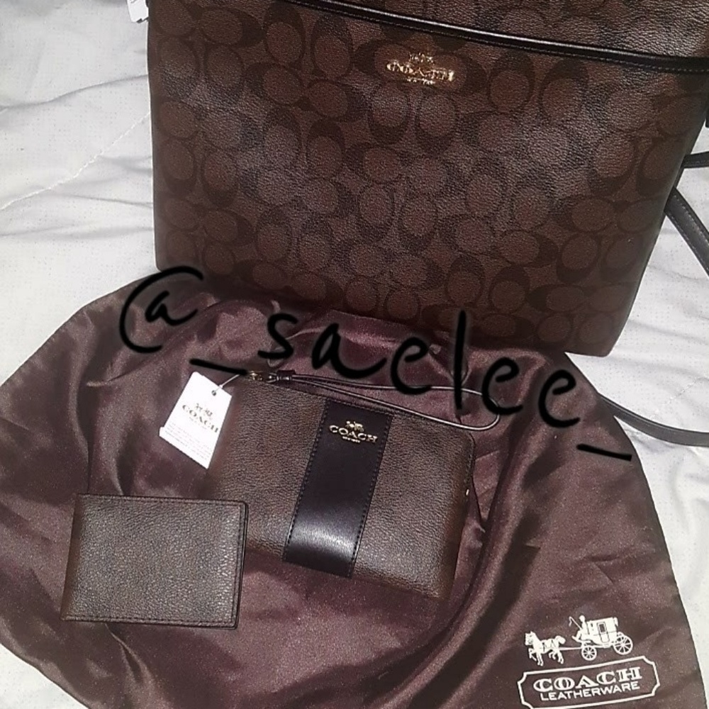 Coach Signature Wristlet